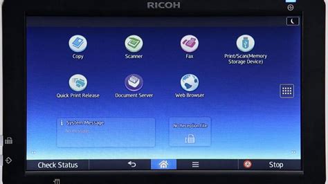 ricoh smart operation panel supports sd card|ricoh screen settings.